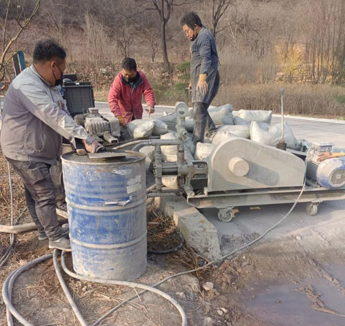 修水路面下沉注浆